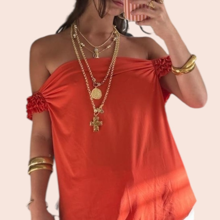 Ancient Calendar Gold Necklace