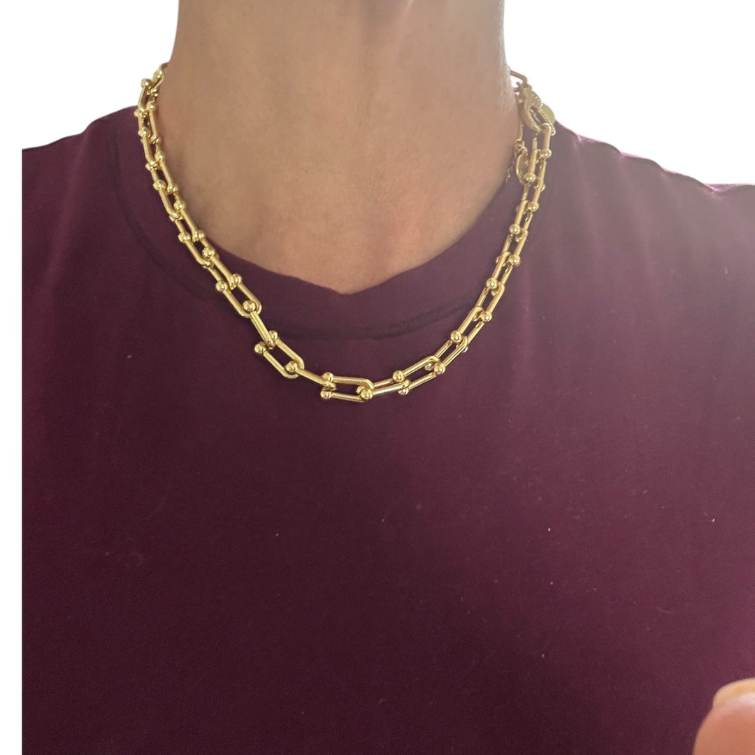 fall20 20 Inches Necklaces Mannaz Designs Audrey Chain Gold Necklace 