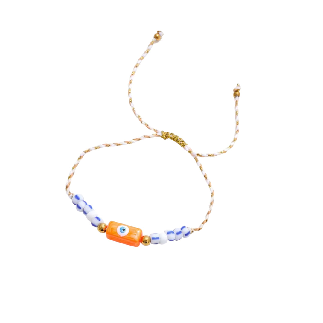 Capri Protection Evil Eye Bracelet – Adjustable String