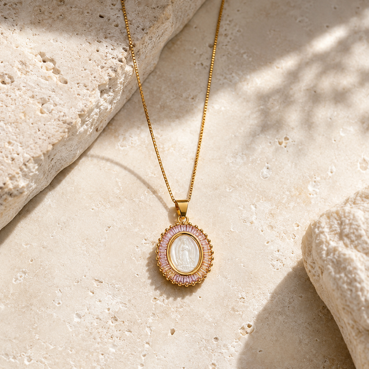 Virgen de Guadalupe Blessing Necklace