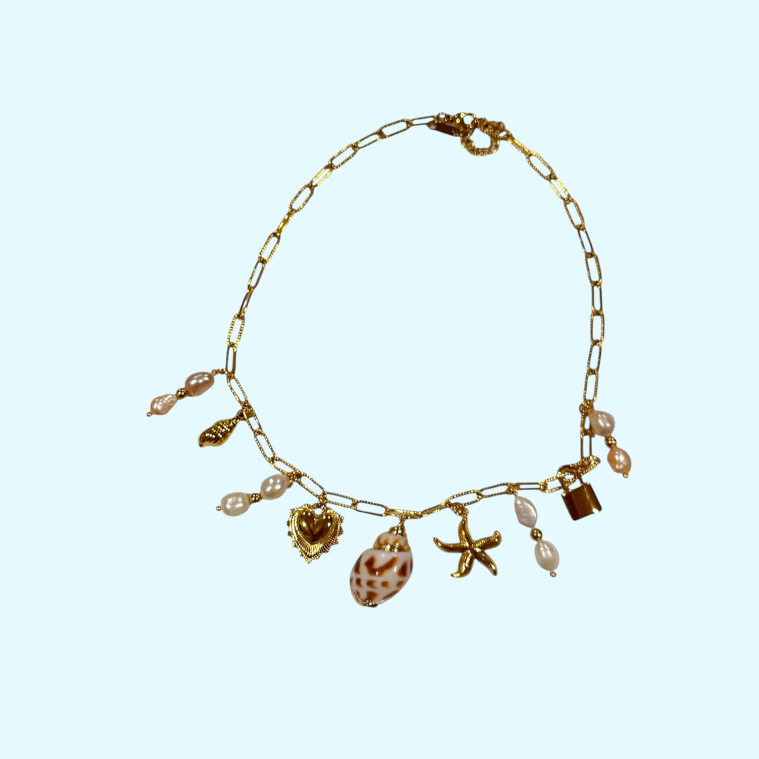 Ocean Whispers Charm Necklace