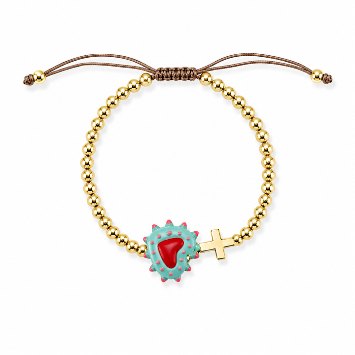 Sacred Heart Adjustable Bracelet | Catholic Faith Jewelry | Mannaz Designs