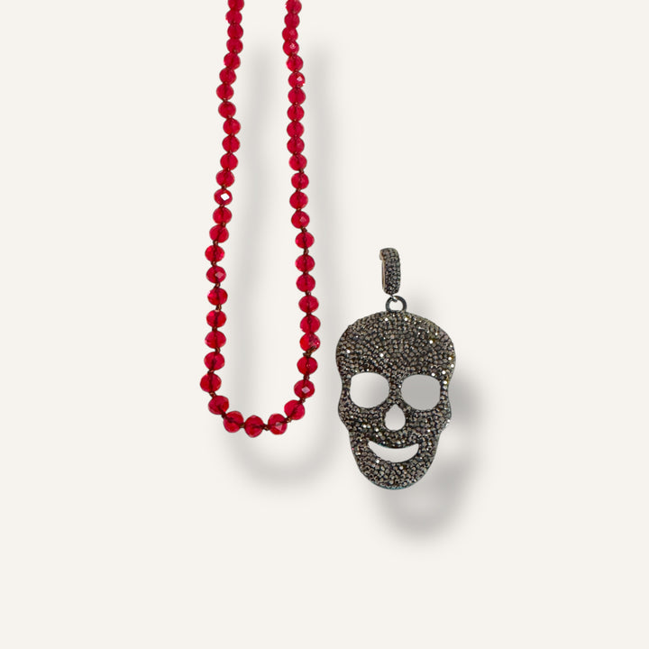 Skull Black Gasparilla Necklace