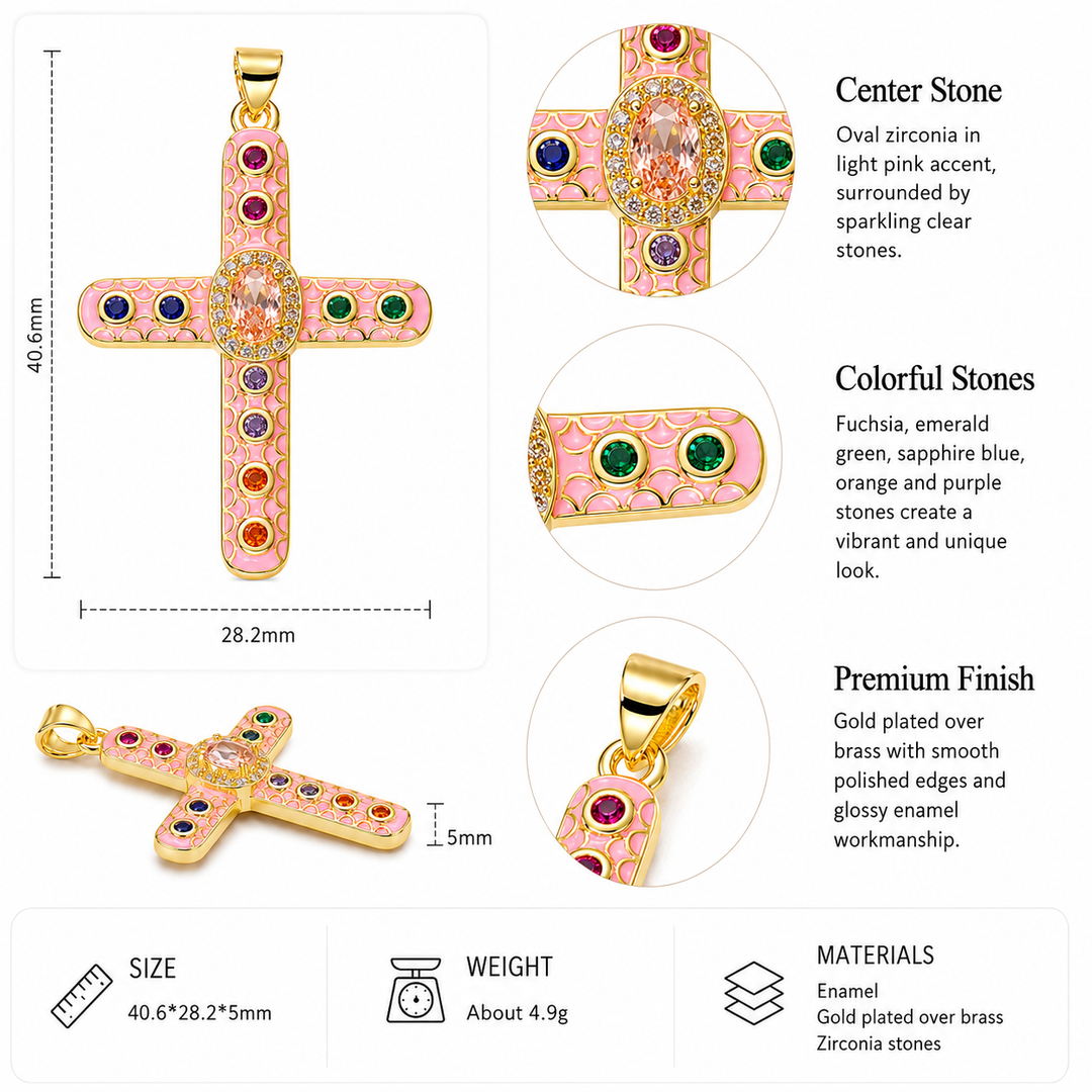 Bizantine Cross Pendant