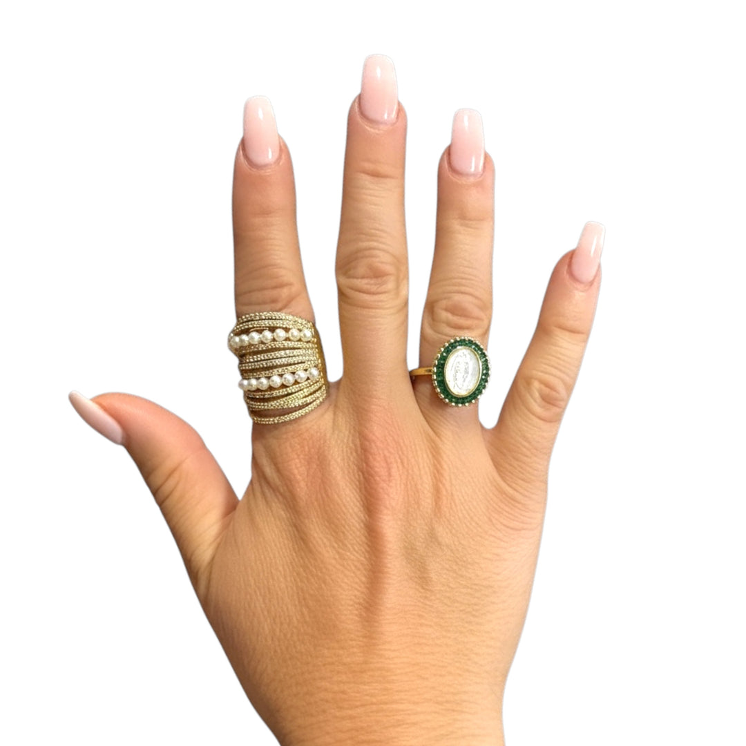 Our Lady of Guadalupe Gold Ring