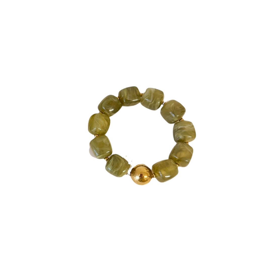 Amber Aura Chunky Bracelet