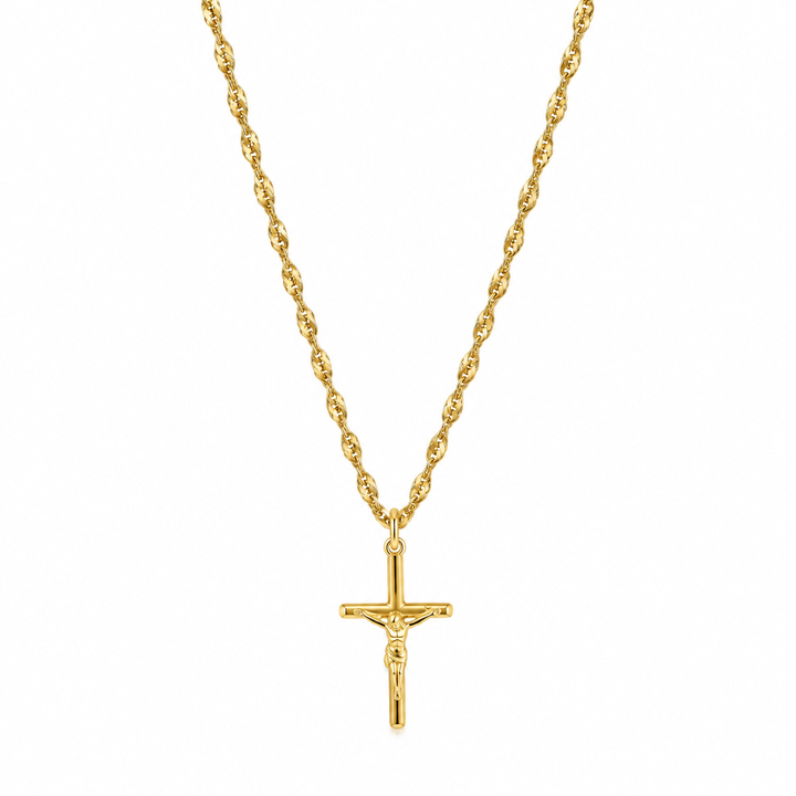 Gold Crucifix Necklace
