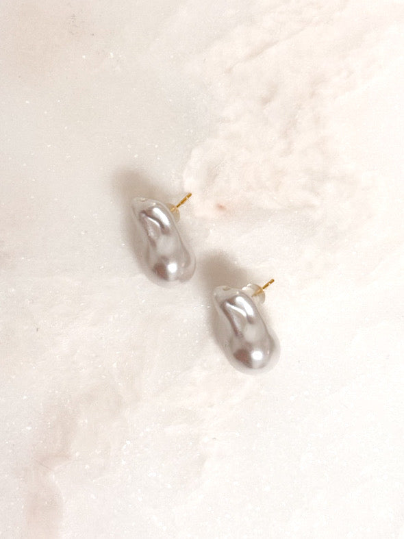 Spring 2024 Default Title Earrings Mannaz Designs Coco Baroque Pearl Earrings 