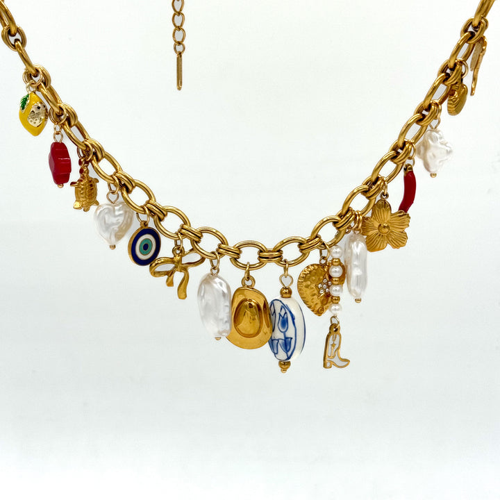 Vida Charm Story Necklace