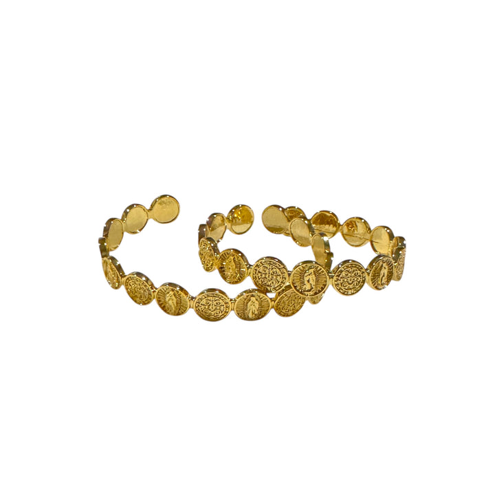 Blessed Saints Gold Bangle