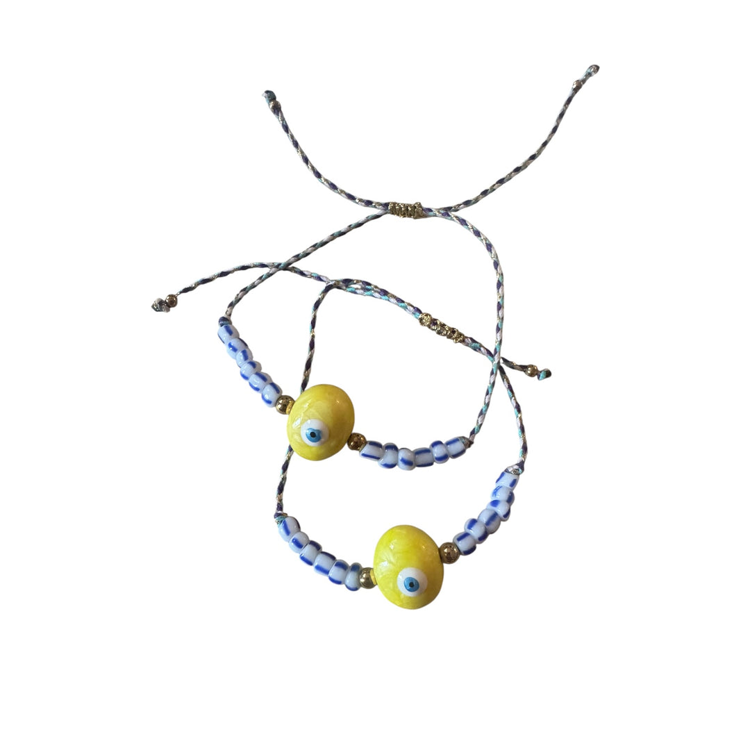Capri Protection Evil Eye Bracelet – Adjustable String