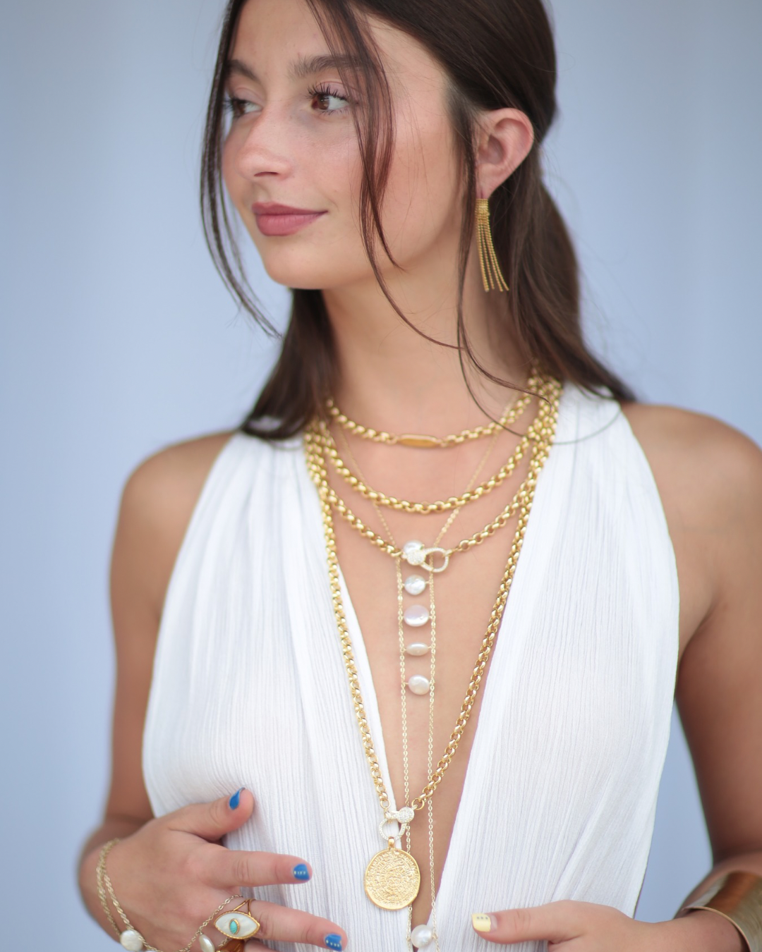 Mannaz Classic Chain Necklace