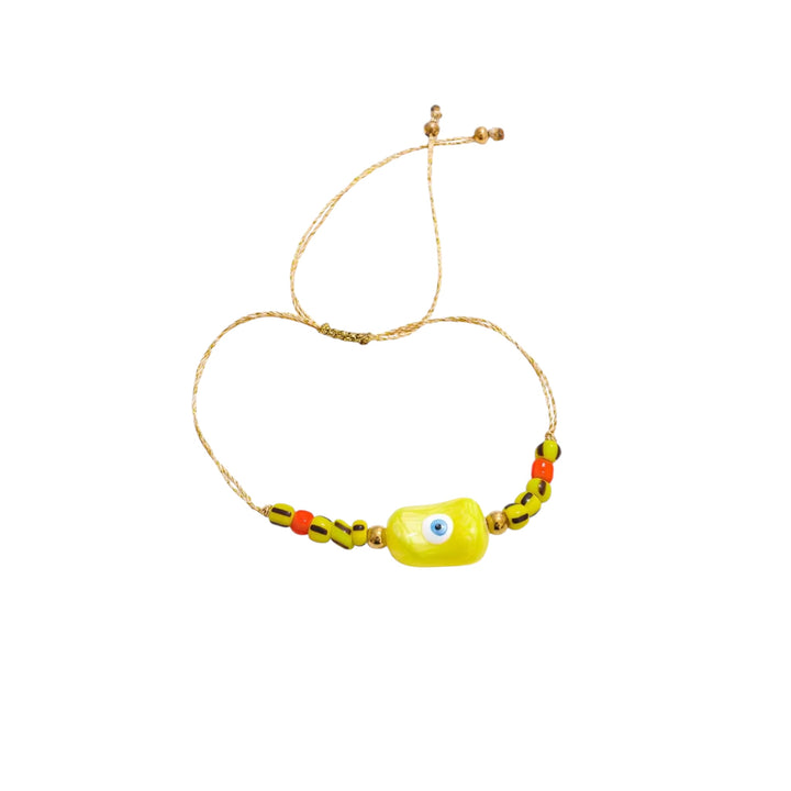 Capri Protection Evil Eye Bracelet – Adjustable String