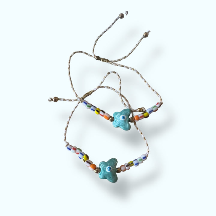 Capri Protection Evil Eye Bracelet – Adjustable String