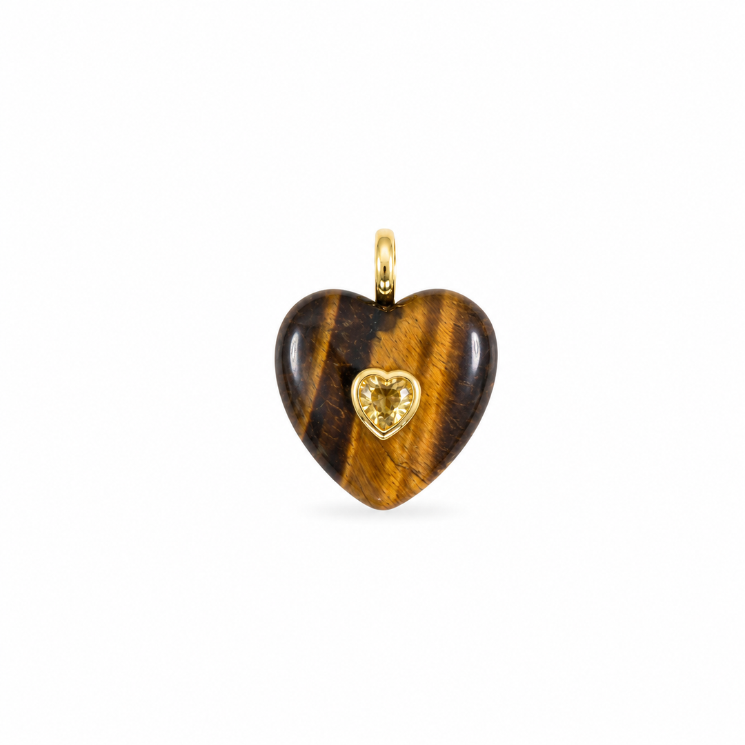 Heart Gemstone Pendant