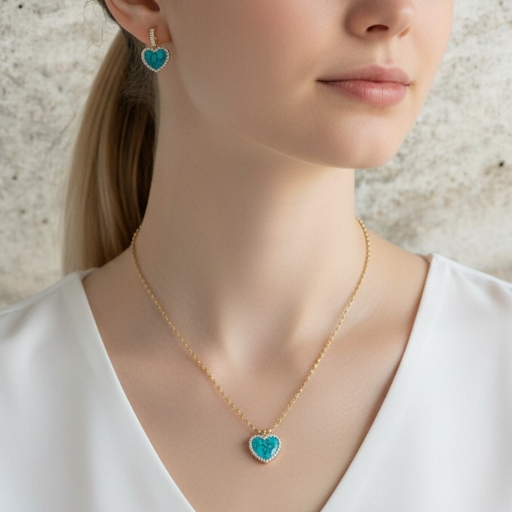 The Heart Edit Set – Turquoise or Mother of Pearl