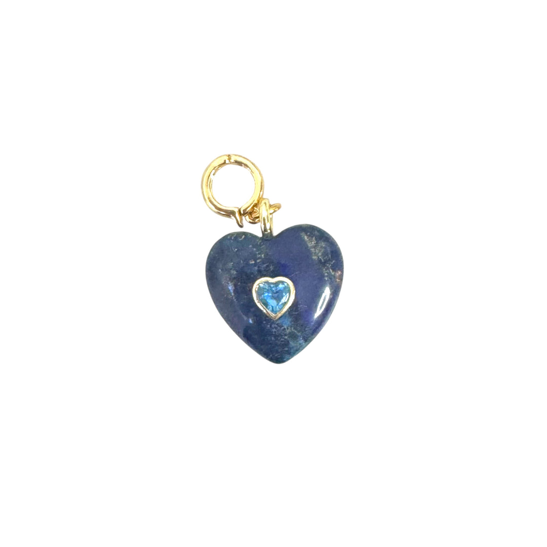 Gemstone Heart Pendant