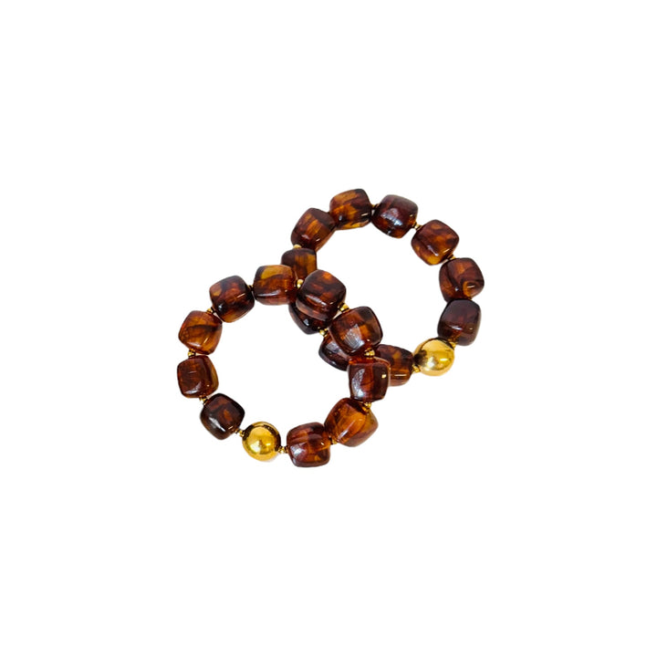 Amber Aura Chunky Bracelet
