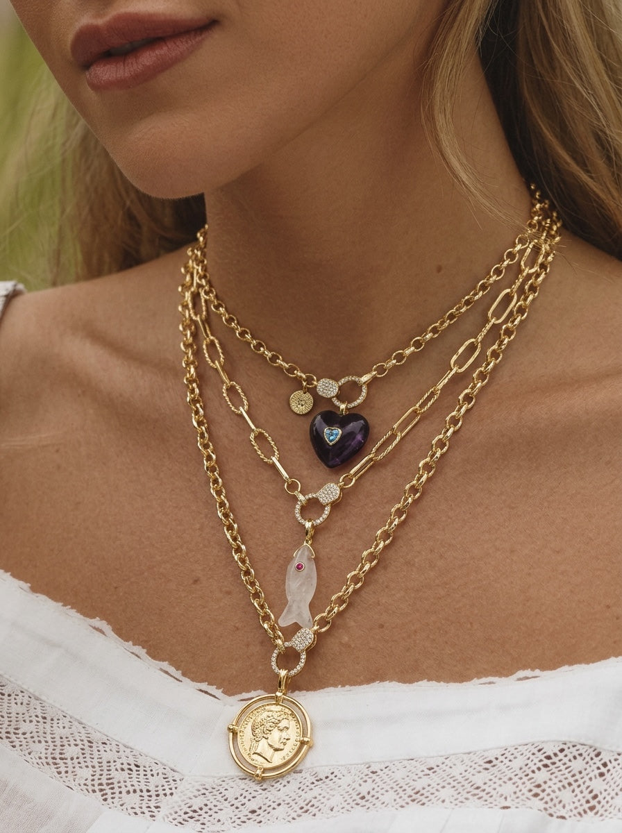 Lapis Lazuli Heart Necklace