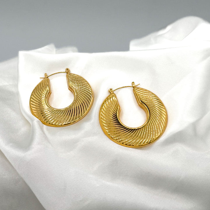 Mary Gold Hoops