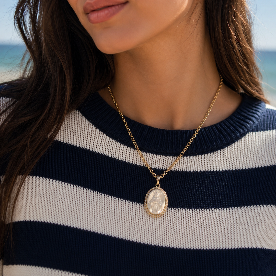 Our Lady of Guadalupe Mother of the Americas Necklace