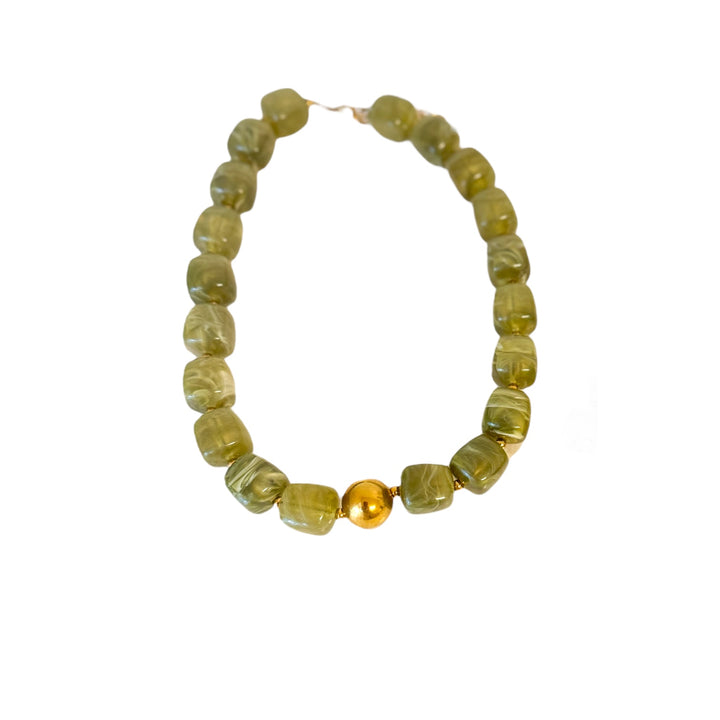 Amber Aura Chunky Necklace