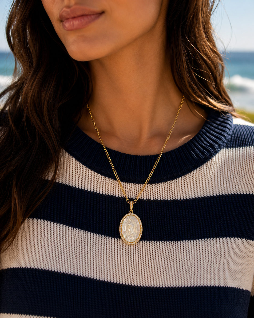 Heavenly Grace Miraculous Medal Necklace