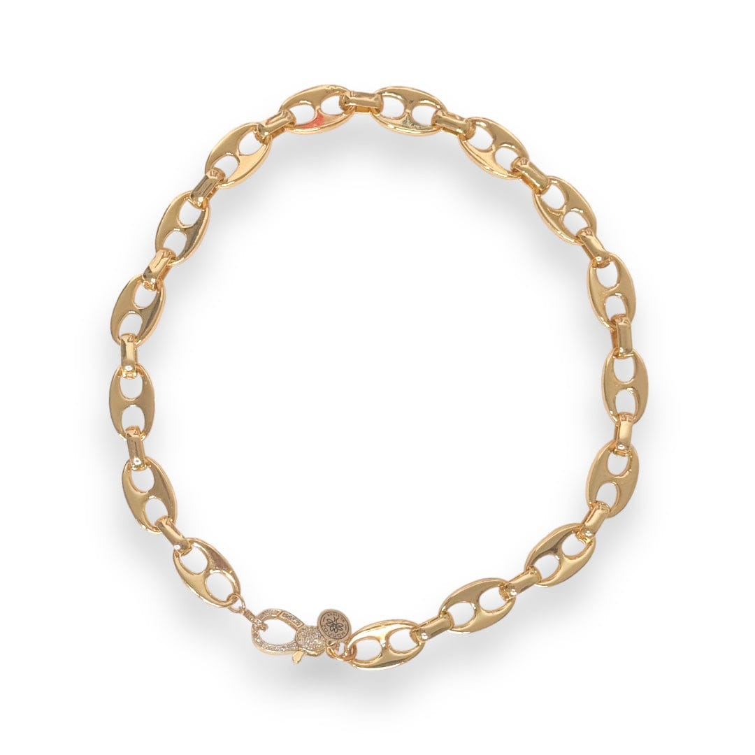 Spring 2024 18 Necklaces Mannaz Designs Glam Mariner Gold Link Necklace 
