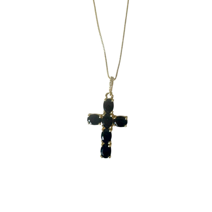 Color Cross Pendant Necklaces