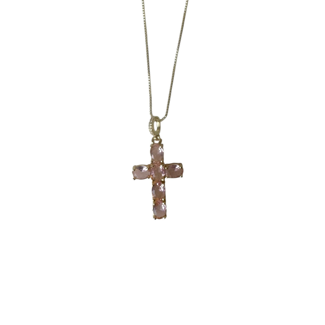 Color Cross Pendant Necklaces