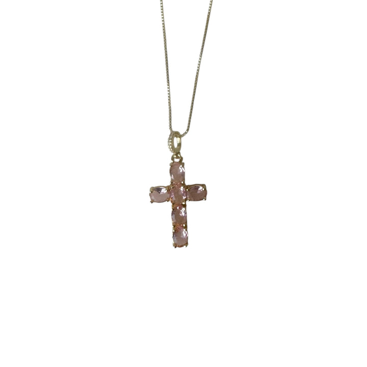 Color Cross Pendant Necklaces