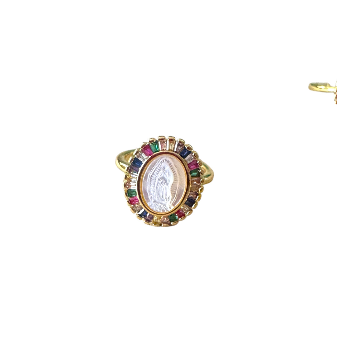 Our Lady of Guadalupe Gold Ring