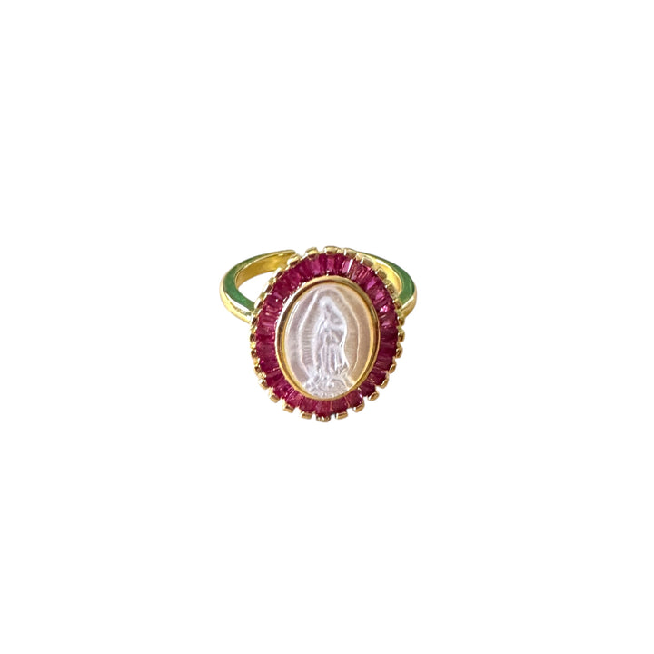 Our Lady of Guadalupe Gold Ring