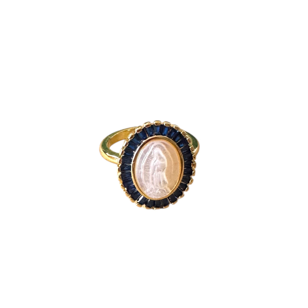 Our Lady of Guadalupe Gold Ring