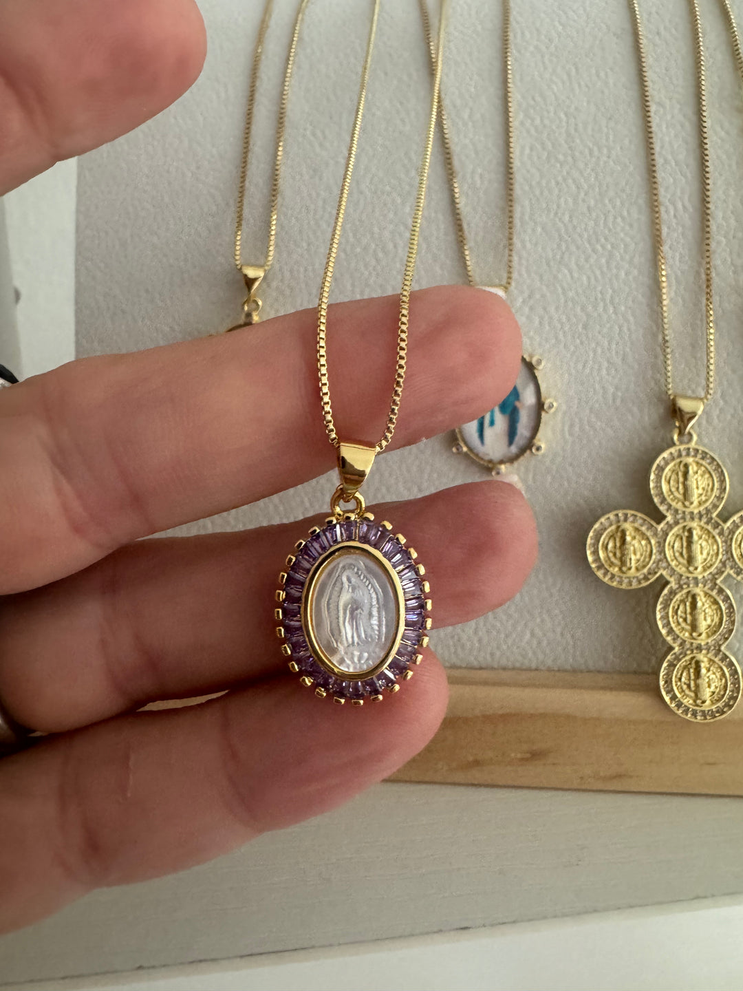 Virgen de Guadalupe Blessing Necklace