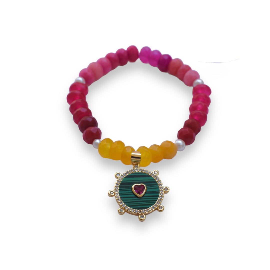  Flower Bracelets Mannaz Designs Kate Beaded Rainbow Bracelets 