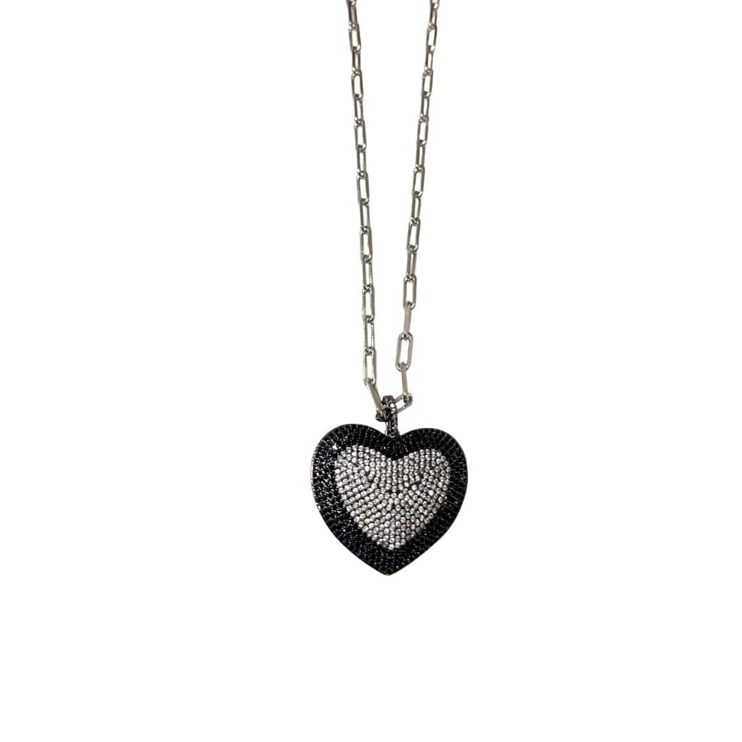 Holiday 22 Default Title  Mannaz Designs Love Heart Silver Necklace 