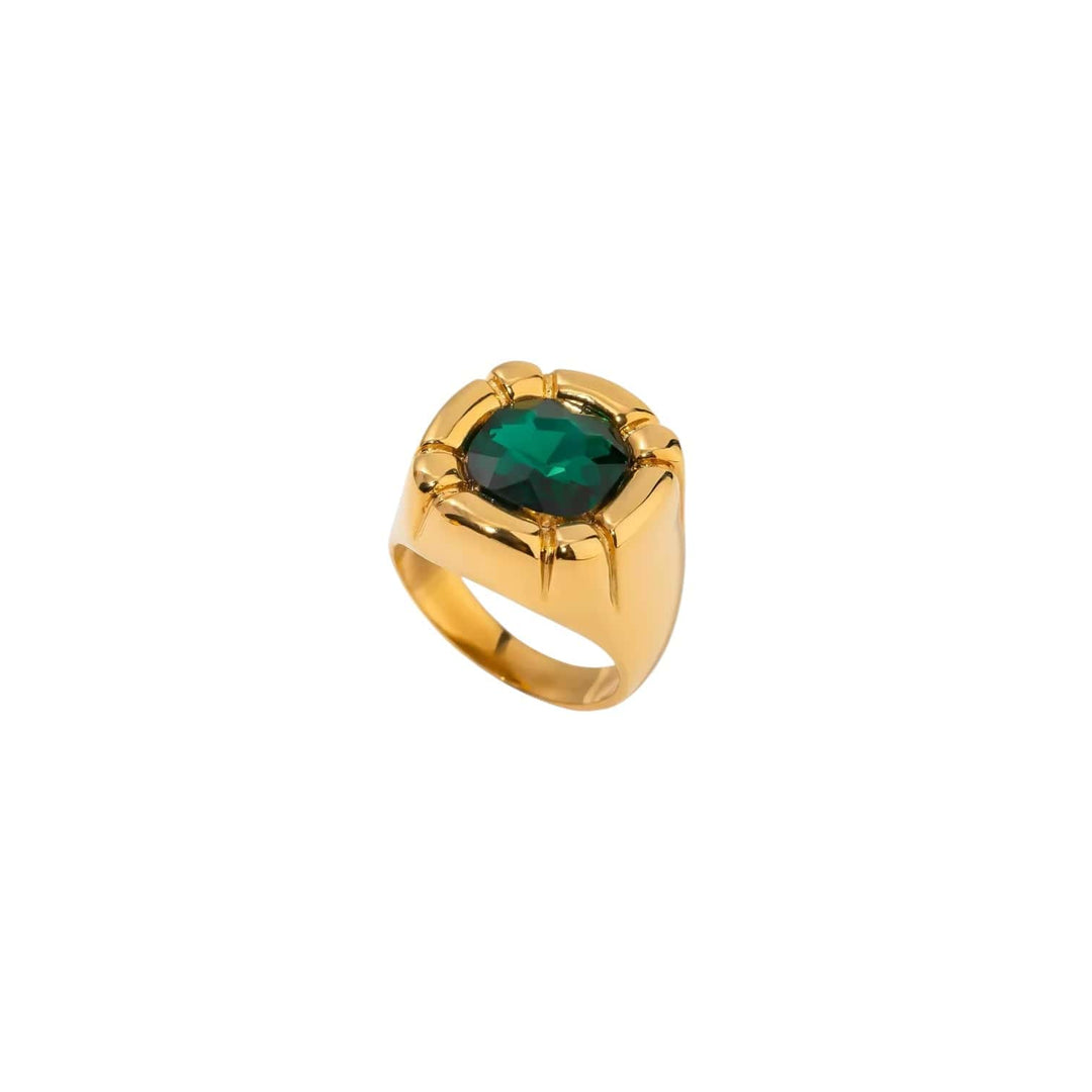  Teal  Mannaz Designs Luna Bold Ring- Waterproof 