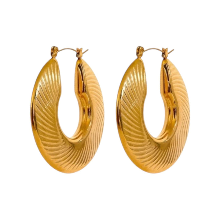 holidays 24 Default Title Earrings Mannaz Designs Mary Gold Hoops 