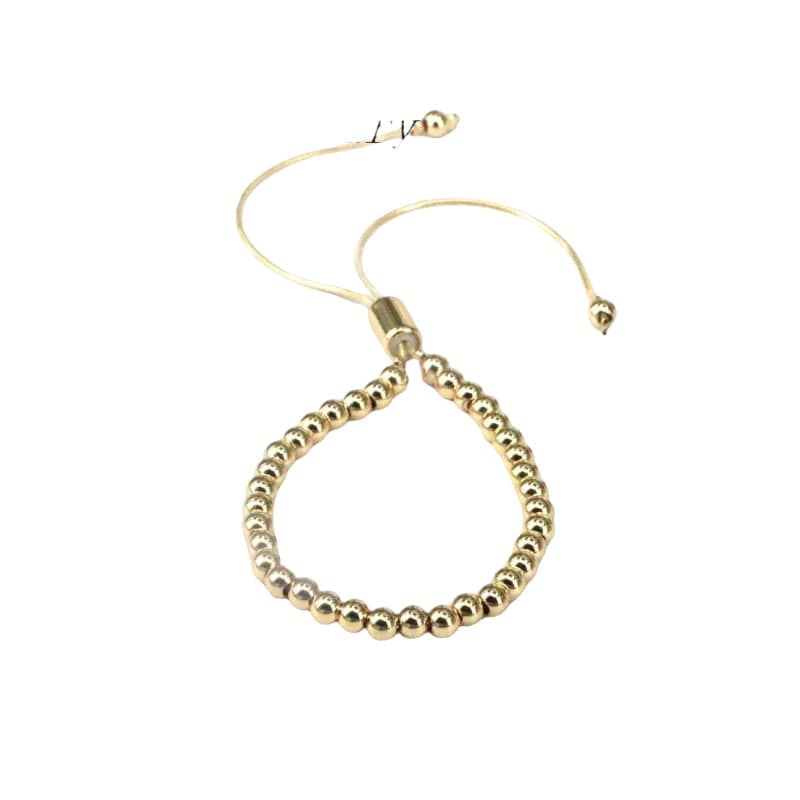 #fall23, Fall 23 Default Title Bracelets Mannaz Designs Mia Gold Beads Adjustable Bracelet 