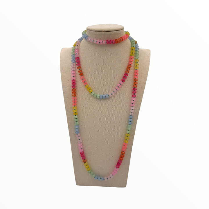 Rainbow, Summer 2024 Default Title Necklaces Mannaz Designs Pastel Rainbow  Necklace 