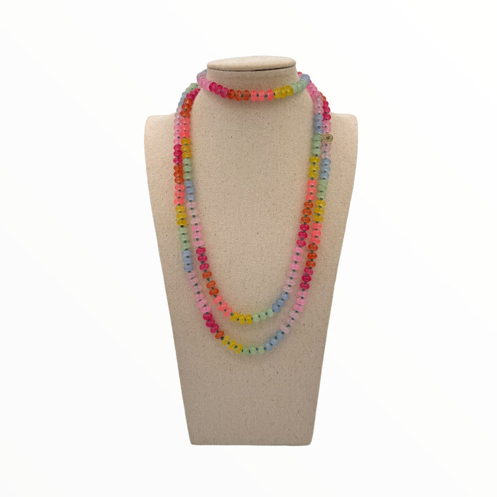 Rainbow, Summer 2024 Default Title Necklaces Mannaz Designs Pastel Rainbow  Necklace 