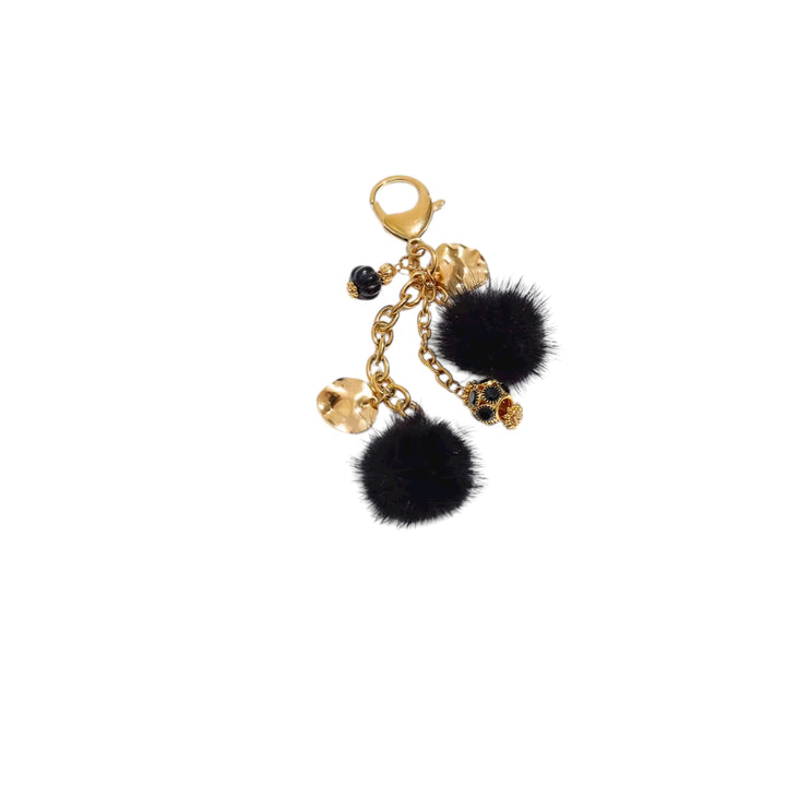 Noir Charm Luxe Bag Charm