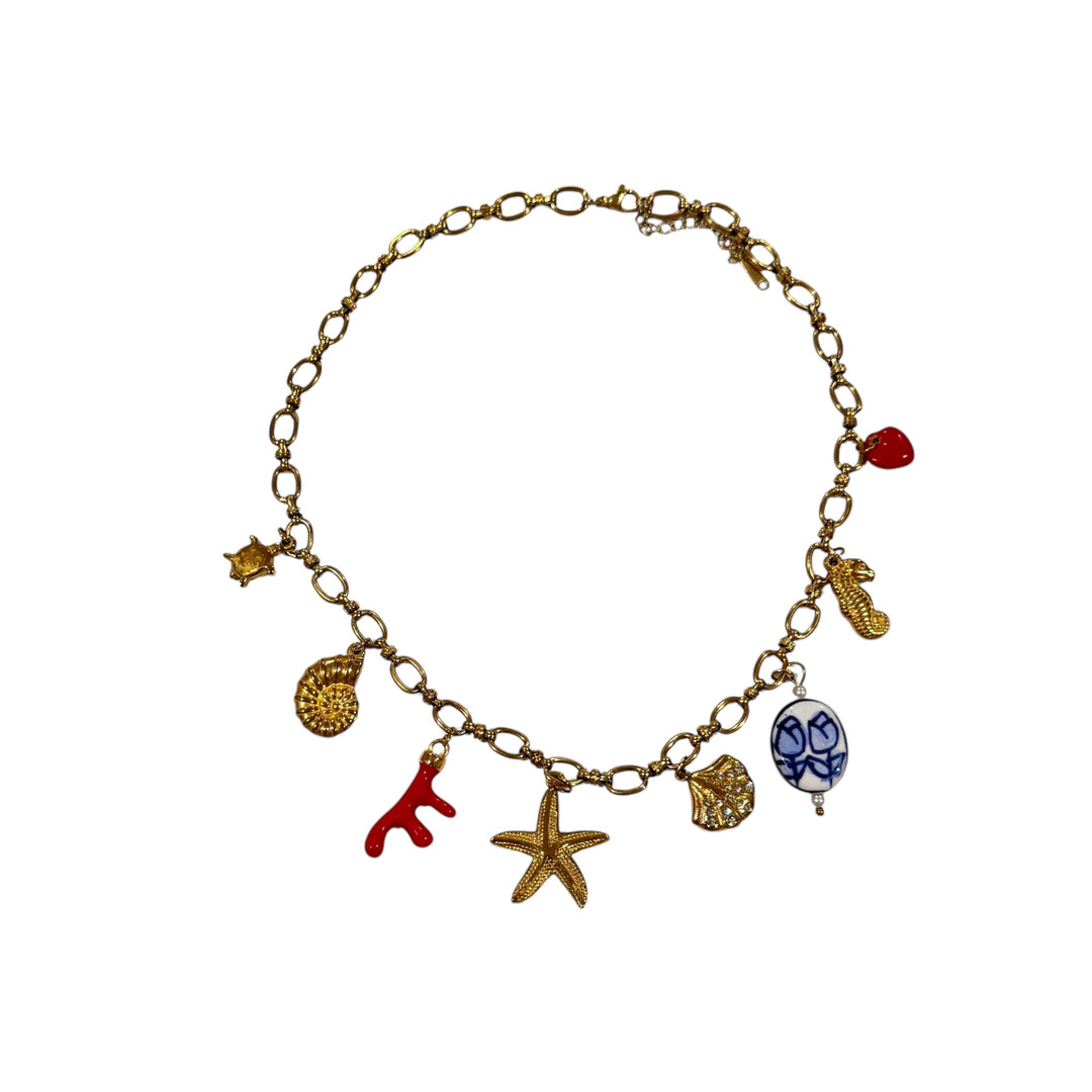 Amor del Mar Gold Necklace