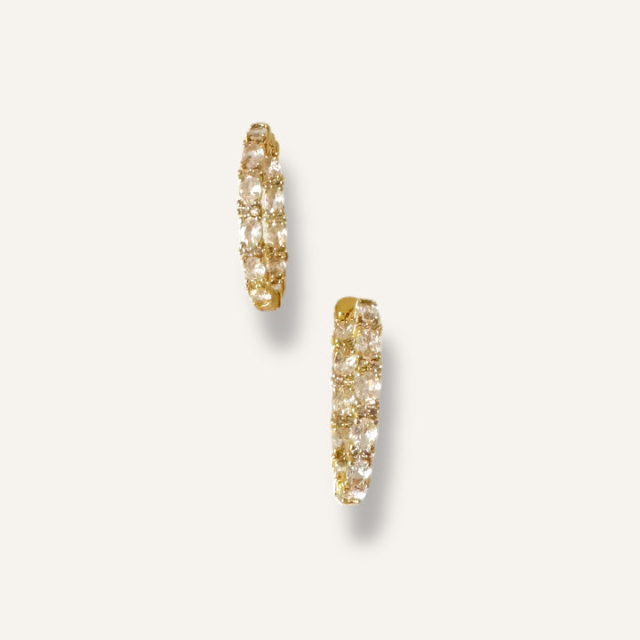 Signature Baguette Hoop Earrings