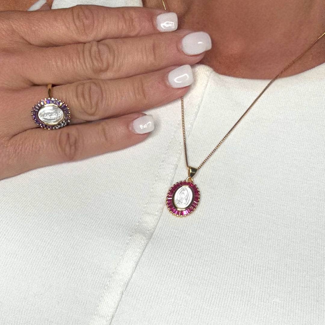 Our Lady of Guadalupe Gold Ring