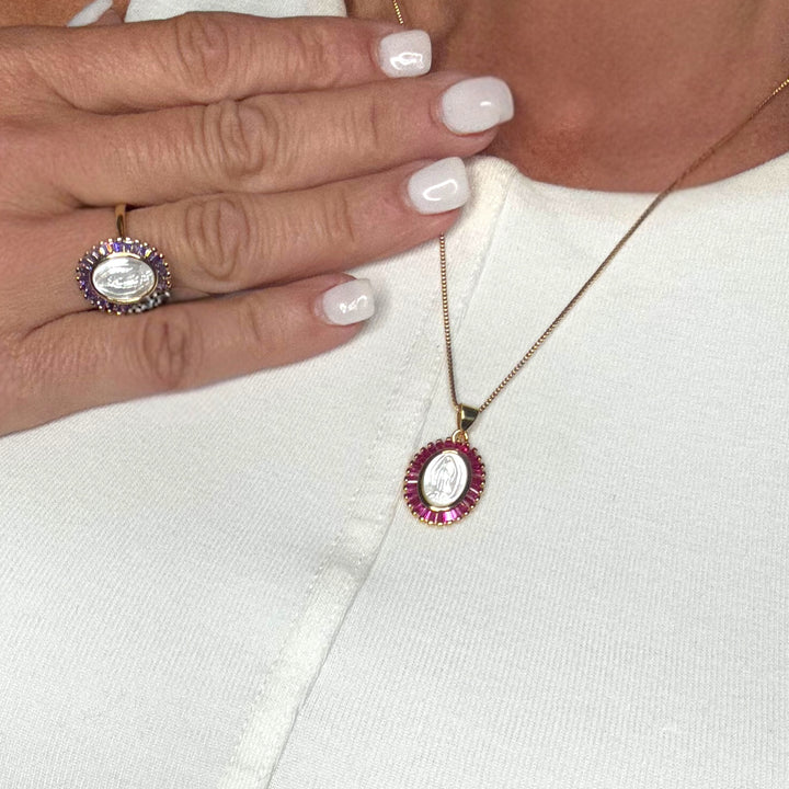 Our Lady of Guadalupe Gold Ring