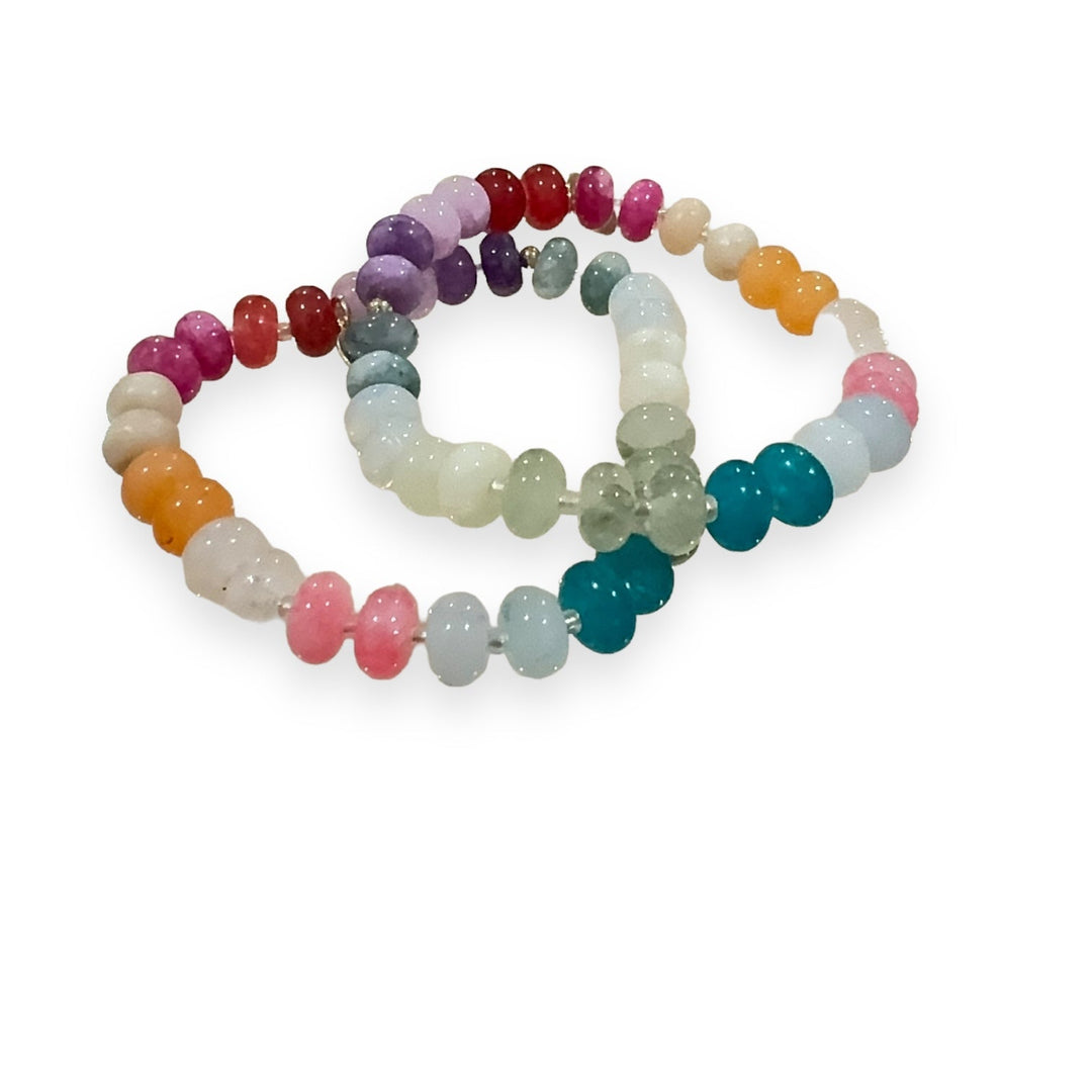  #3  Mannaz Designs Rainbow Jade Bracelets 