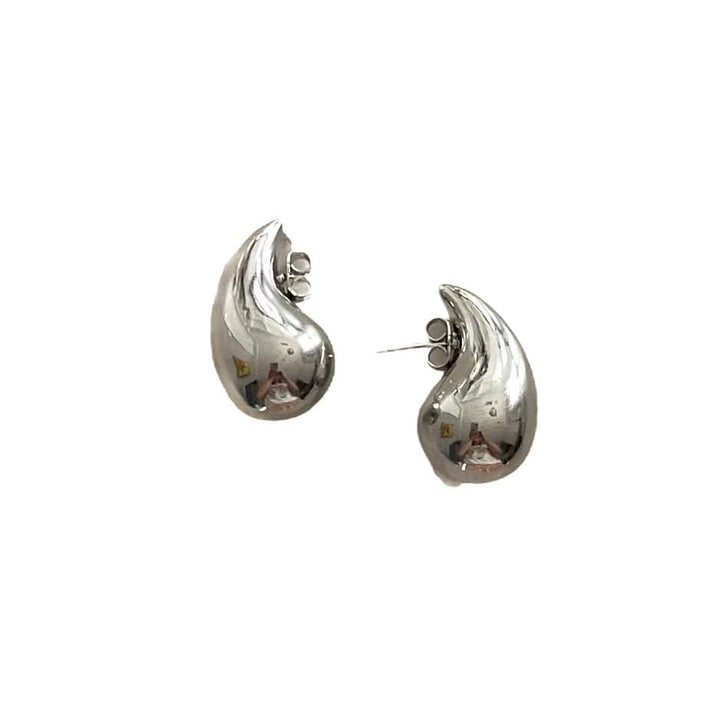  Default Title  Mannaz Designs Silver Elegance Drop Earrings 