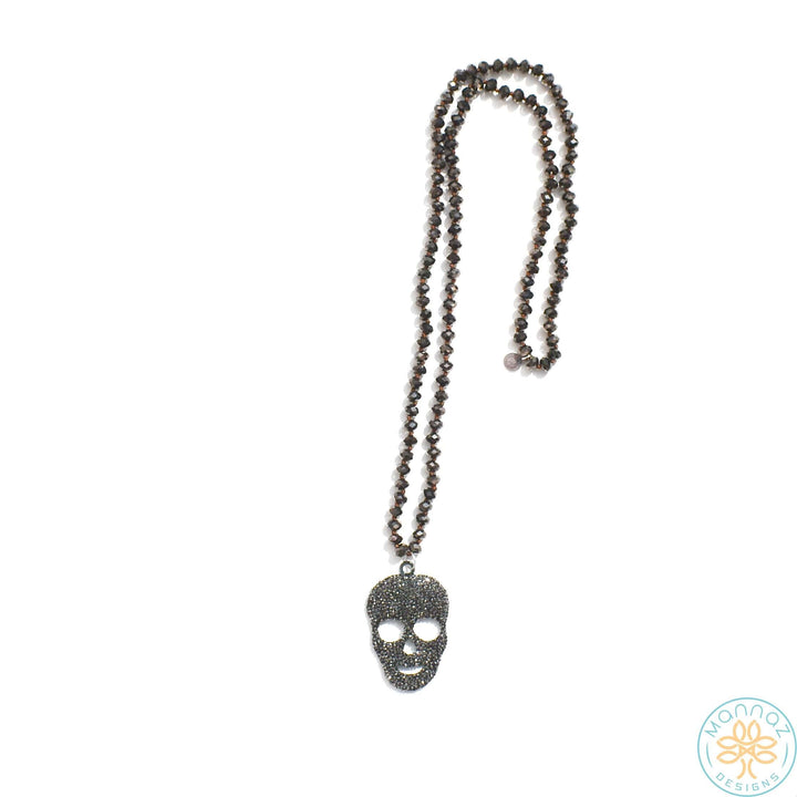 Gasparilla, Skull Necklace Default Title Necklace Mannaz Designs Skull Black Gasparilla Necklace 
